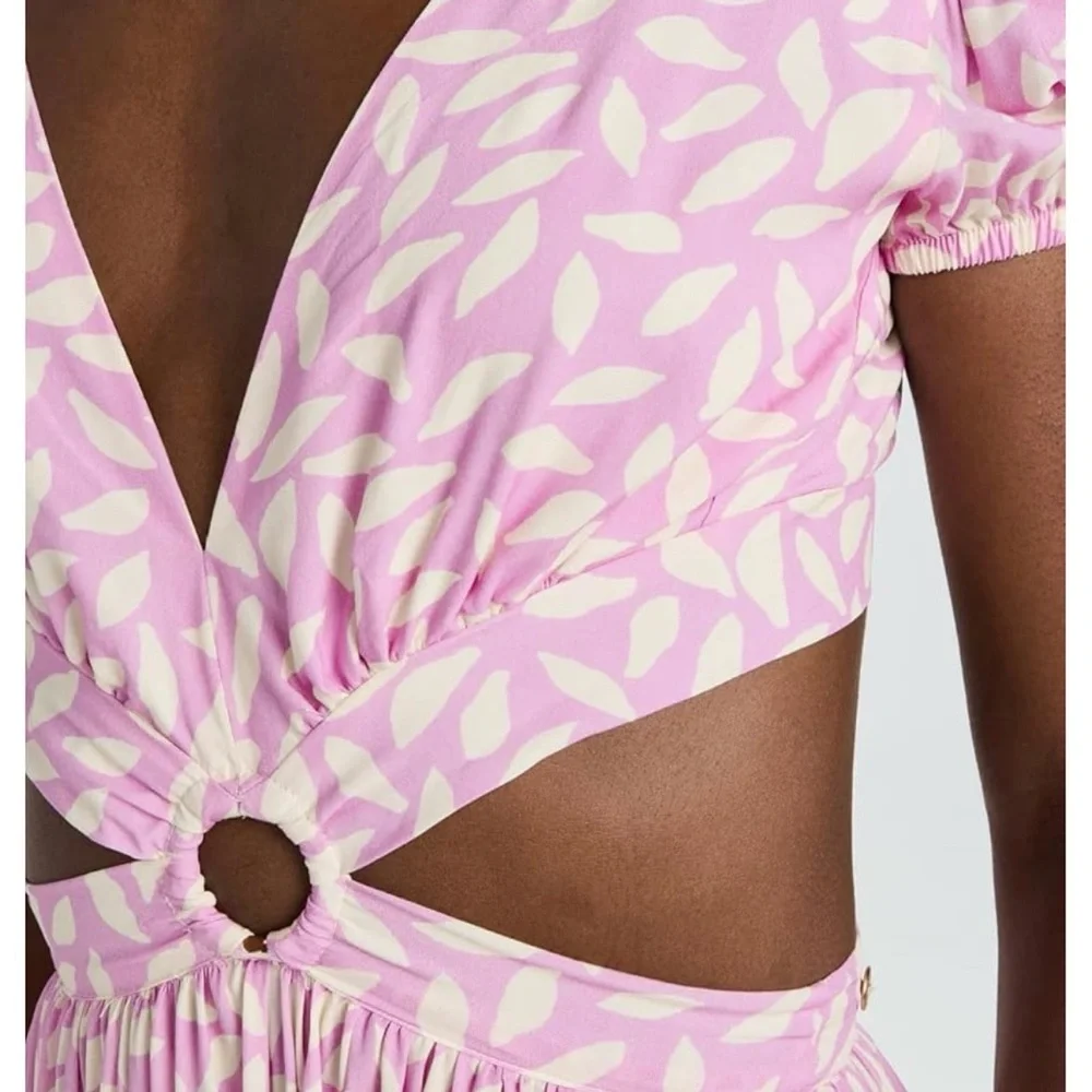 Palmacea Lavanda Hoop Dress Cover Up Macarena size XS Resort Summer NWT Colombia - Picture 4 of 11